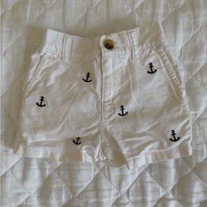Janie and Jack White Anchor shorts